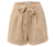 Shorts mit Leinenanteil, beige