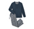 Pyjama mit gewebter Hose