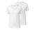 2 Qualitäts-Feinripp-Unterhemden mit kurzem Arm und V-Ausschnitt