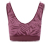 Seamless-Sport-Bustier, pflaume