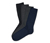 4 Paar Merino-Socken, schwarz, dunkelblau, anthrazit und grau