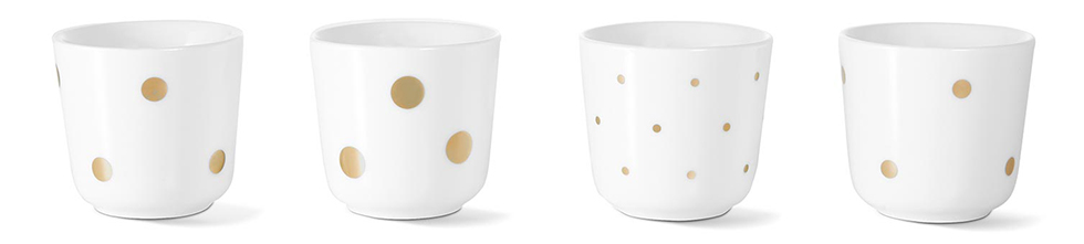 Polka Dots auf Tassen