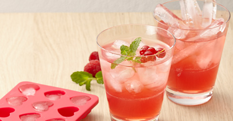 Fruchtige Eiswürfel
