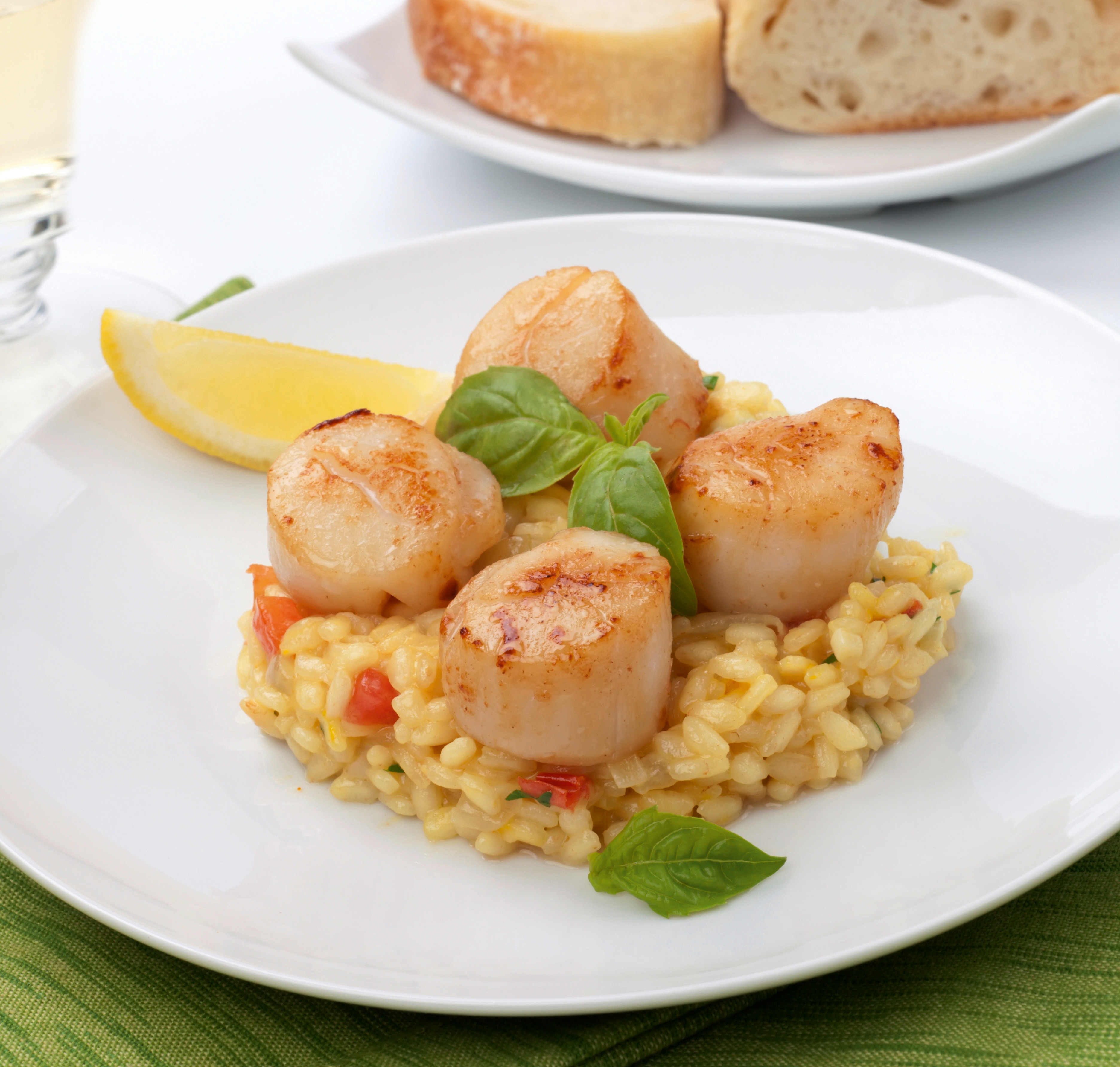 Risotto mit Kaffeemuscheln